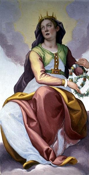 Alegoria wierności (fresk) autorstwa Domenico Cresti Passignano