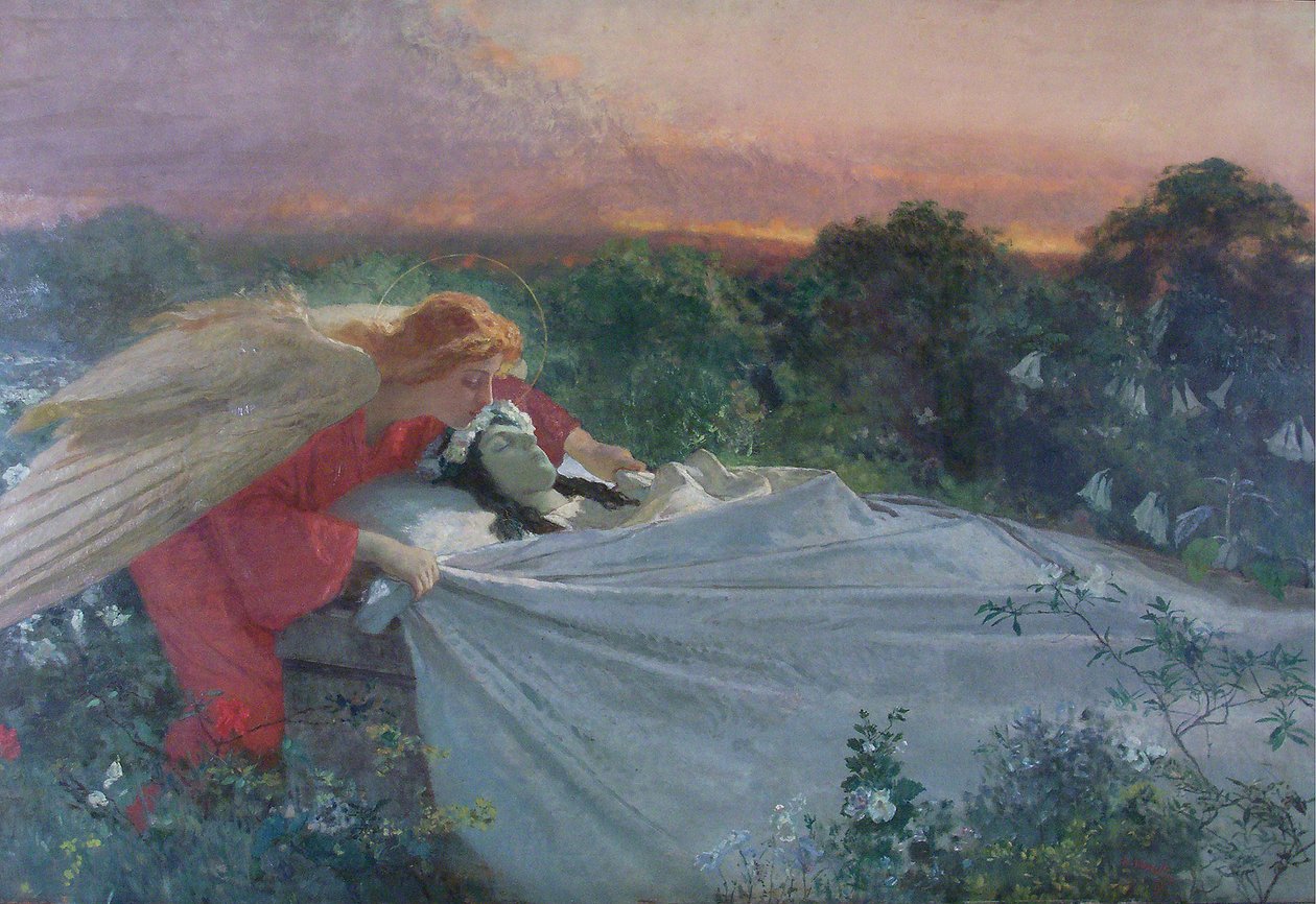 Anioł Śmierci autorstwa Domenico Morelli