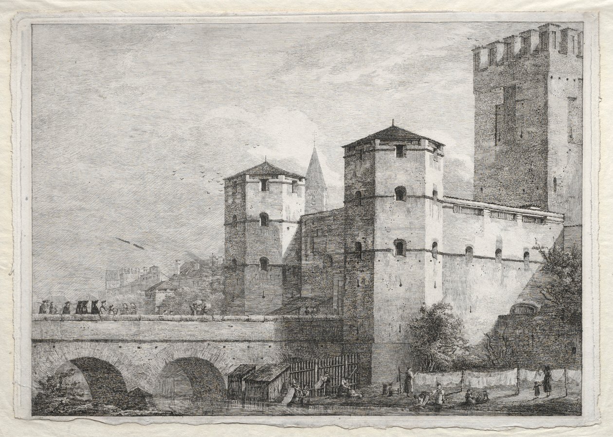 Monachium-Hohenschwangau, Bawaria. autorstwa Domenico Quaglio