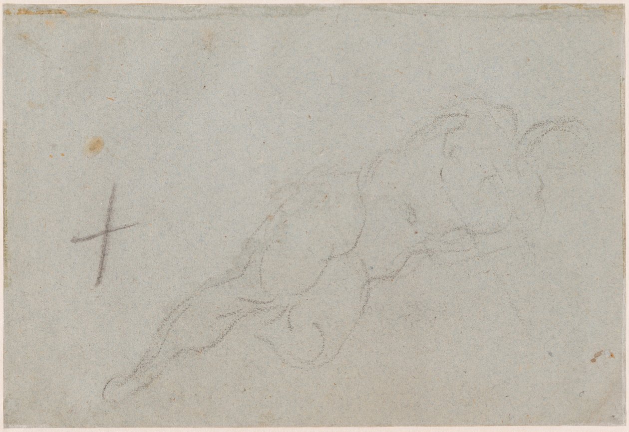 Akt kobiecy [verso] autorstwa Domenico Tintoretto