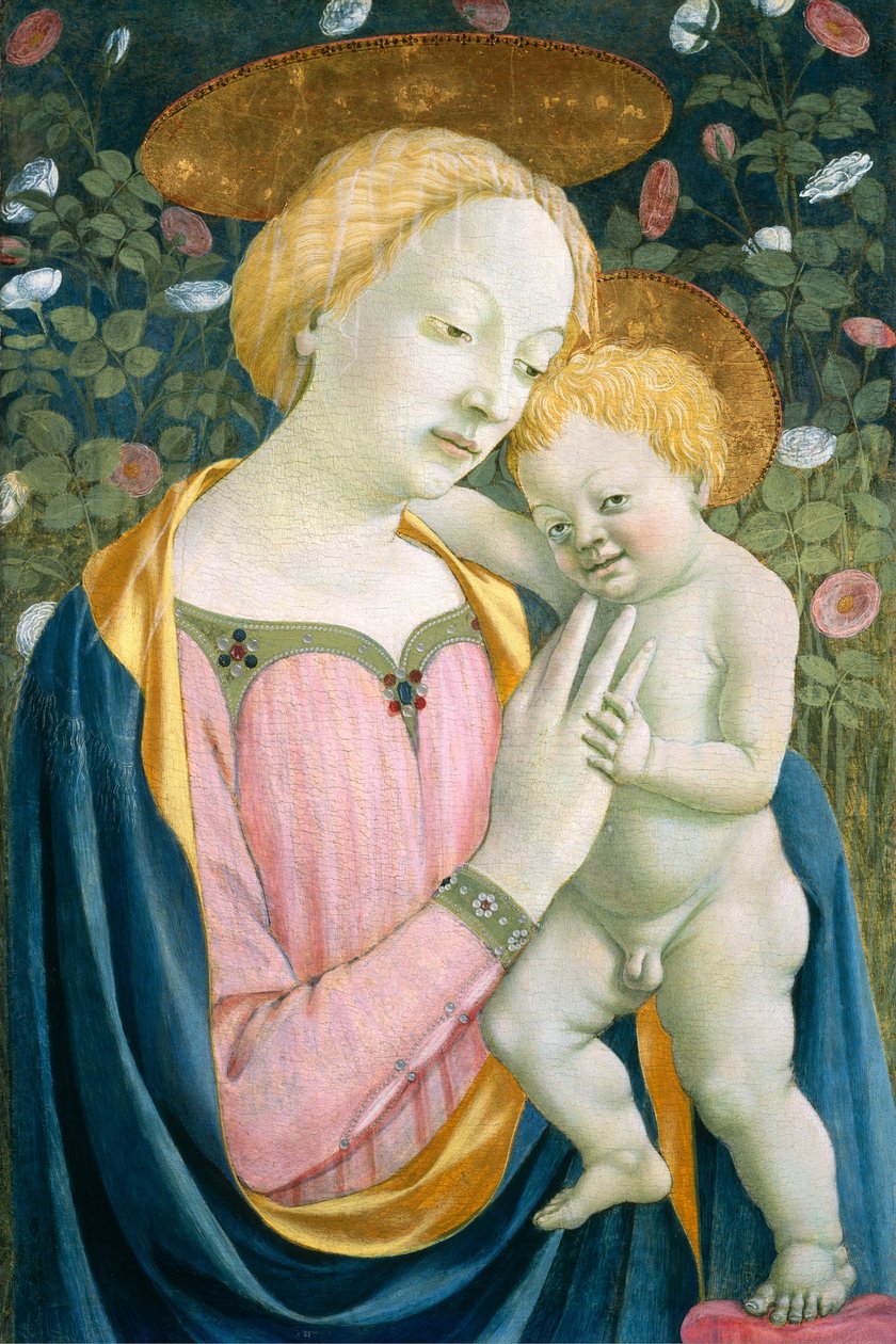 Madonna z Dzieciątkiem, c. 14451450. autorstwa Domenico Veneziano