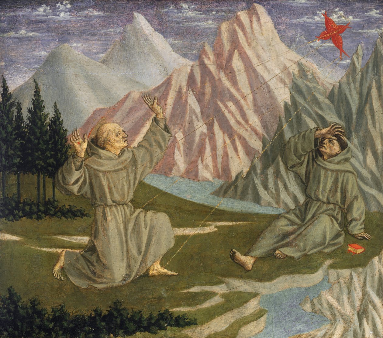 Stygmaty św. 14451450. autorstwa Domenico Veneziano