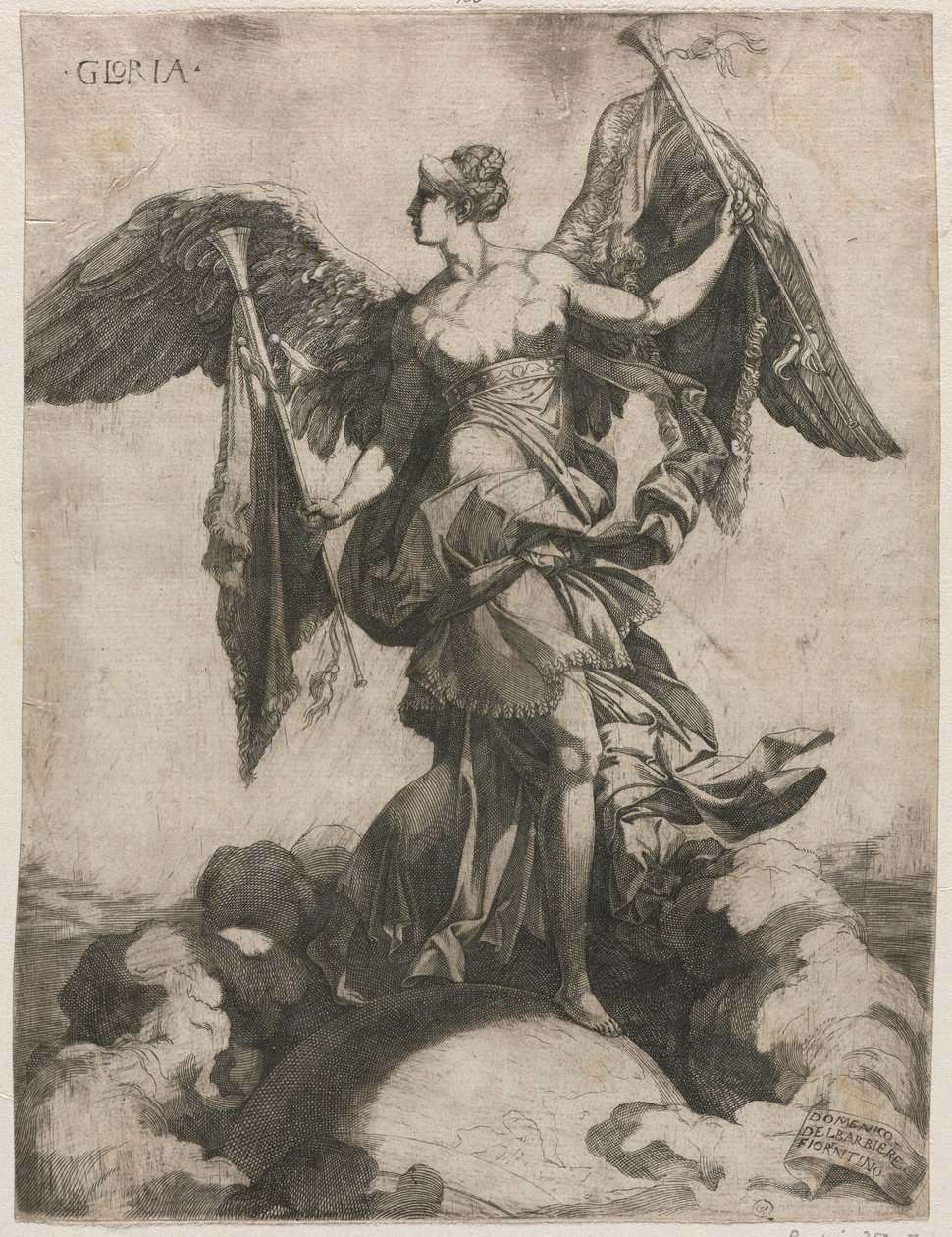 Gloria autorstwa Domenico del Barbiere