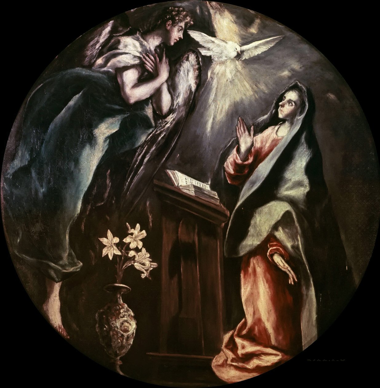 Zwiastowanie, ok. 1603. autorstwa Dominico El Greco