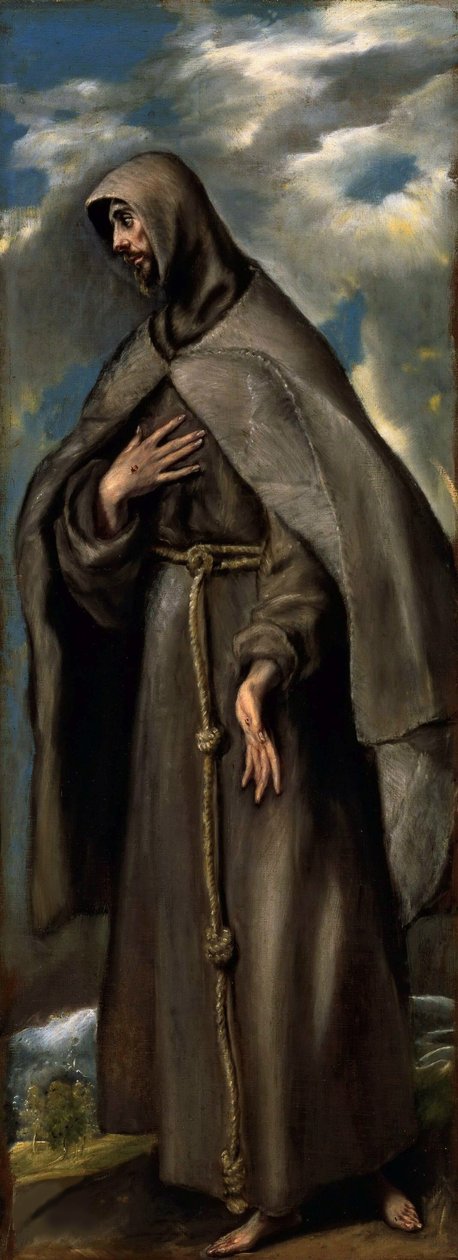Św. Franciszek z Asyżu, ok. 1590. autorstwa Dominico El Greco