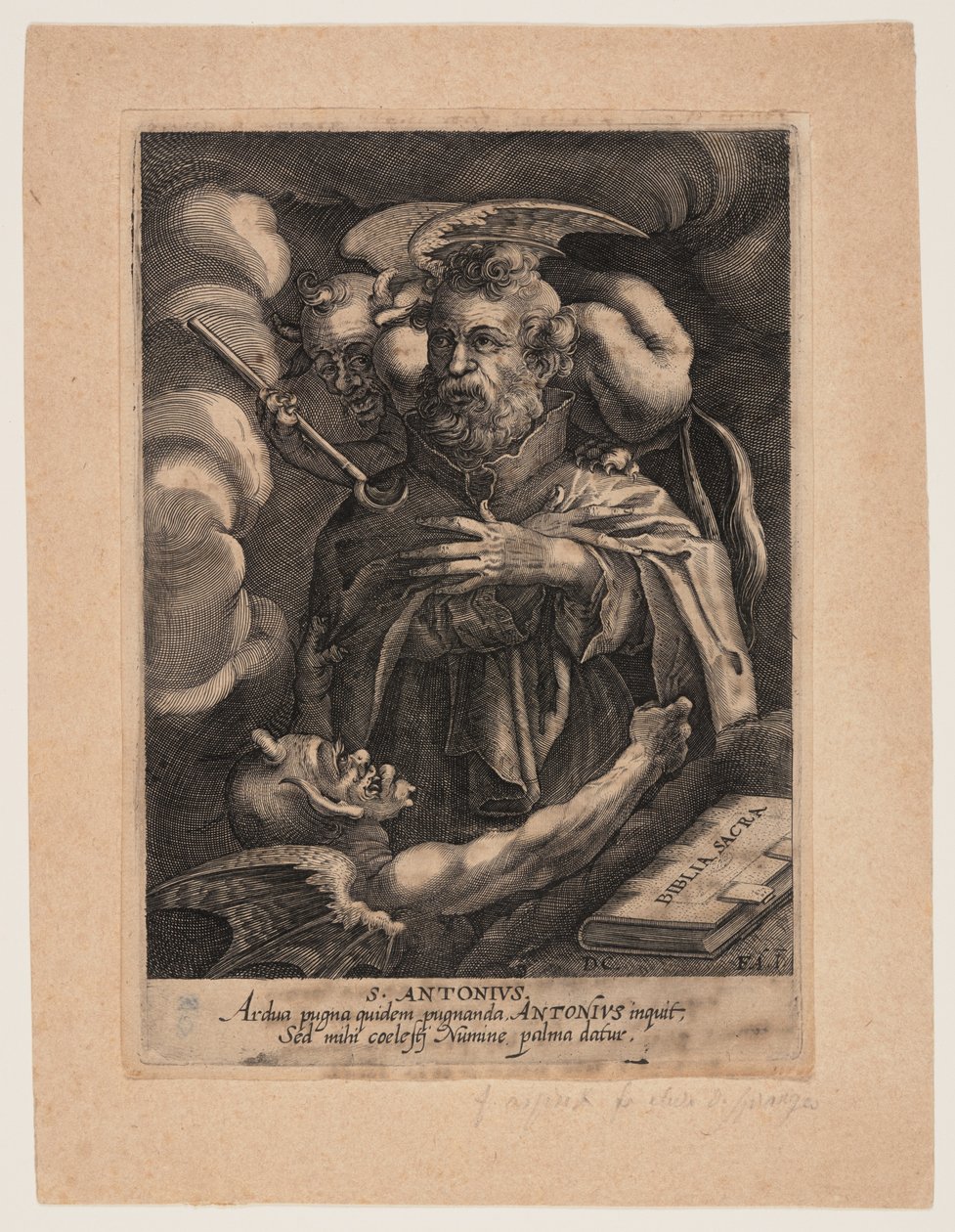Święty Antoni autorstwa Dominicus Custos