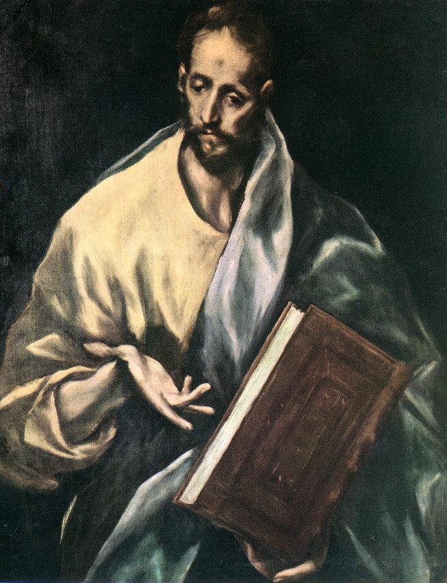 Apostoł Jakub Mniejszy autorstwa El Greco