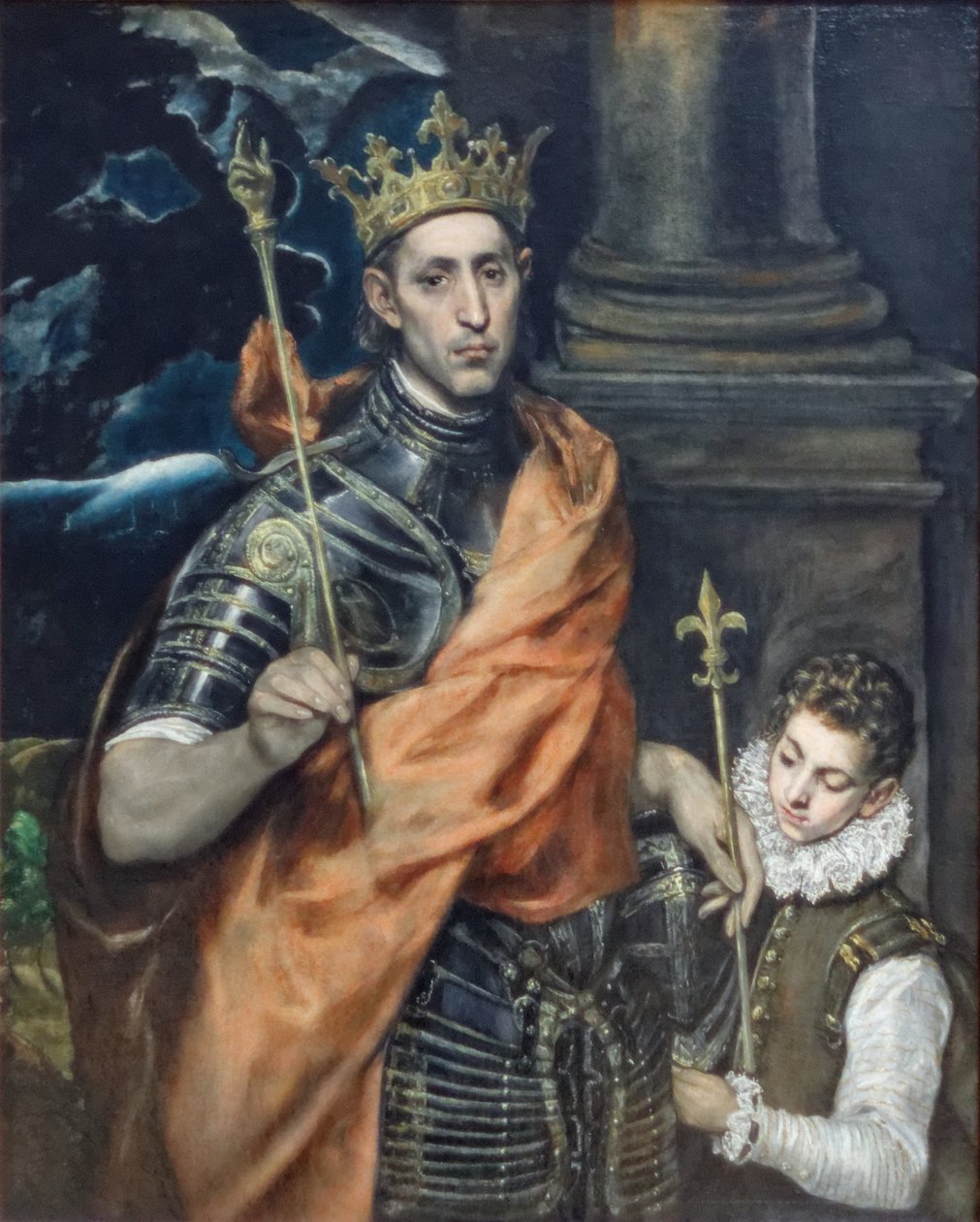 Św. Ludwik Król Francji autorstwa El Greco