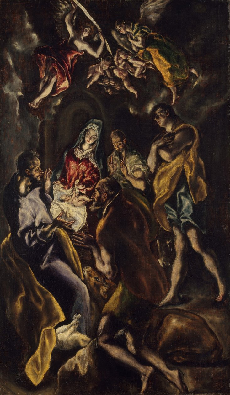 Adoracja pasterzy autorstwa El Greco