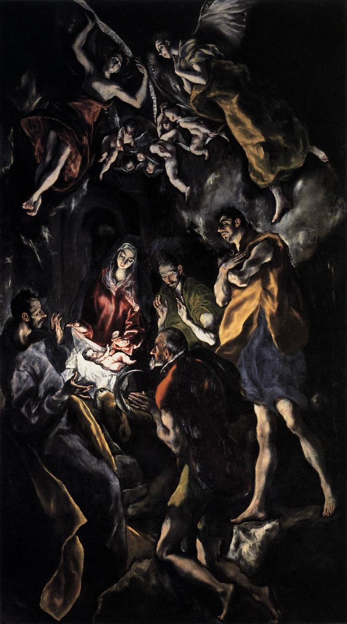Adoracja pasterzy autorstwa El Greco