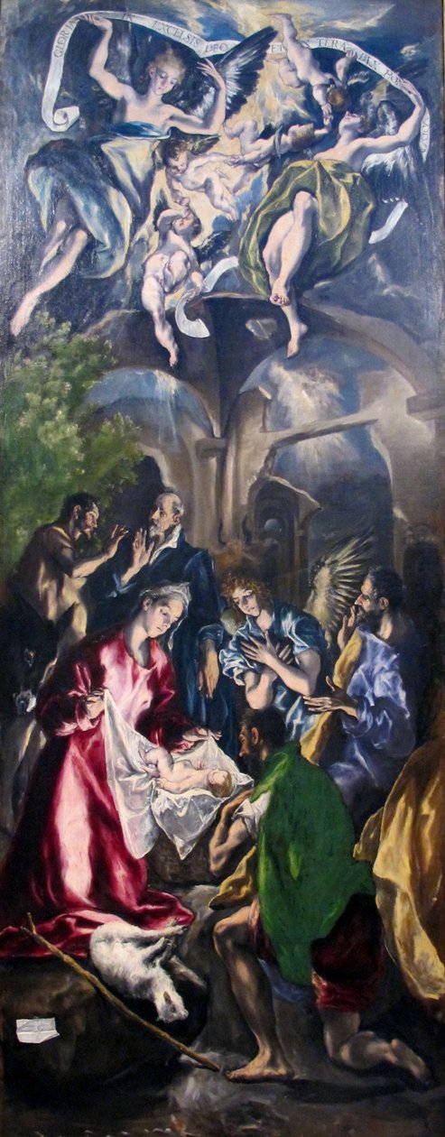 Adoracja pasterzy autorstwa El Greco
