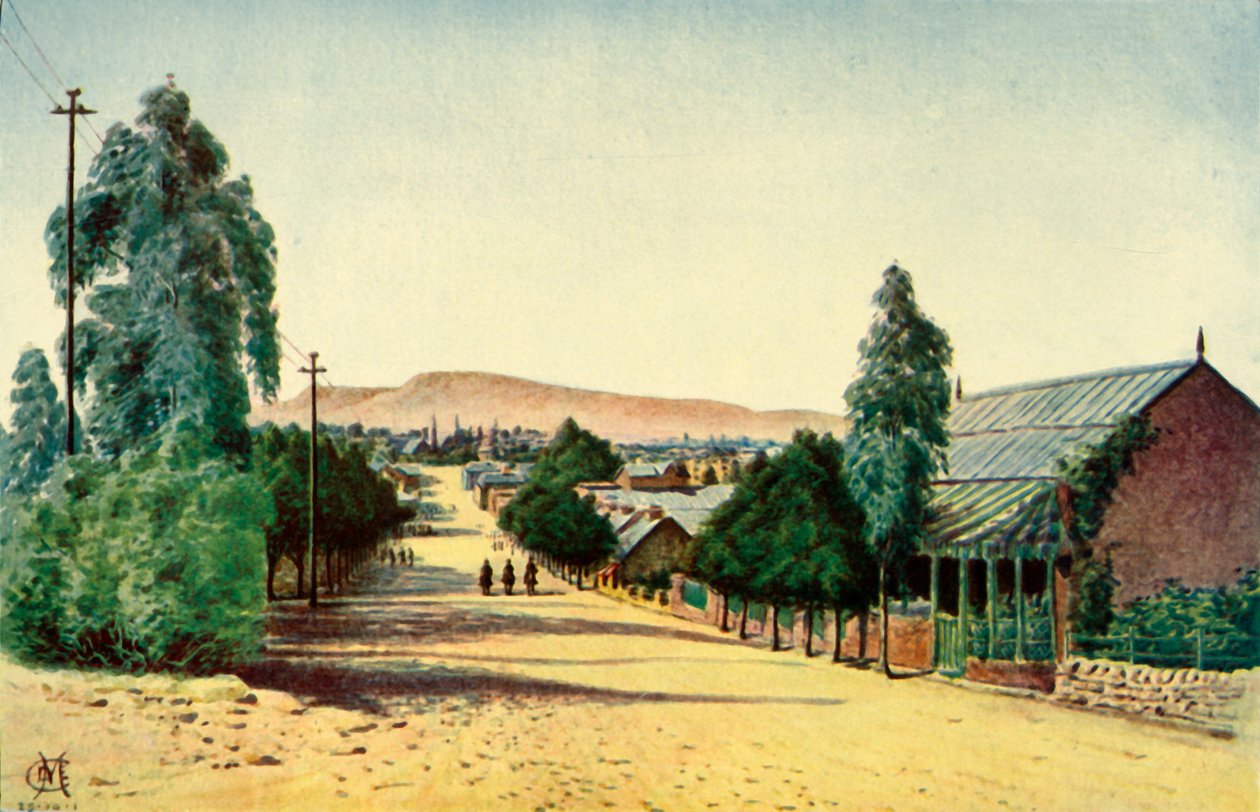 „Bloemfontein”, 1901. autorstwa Donald E M