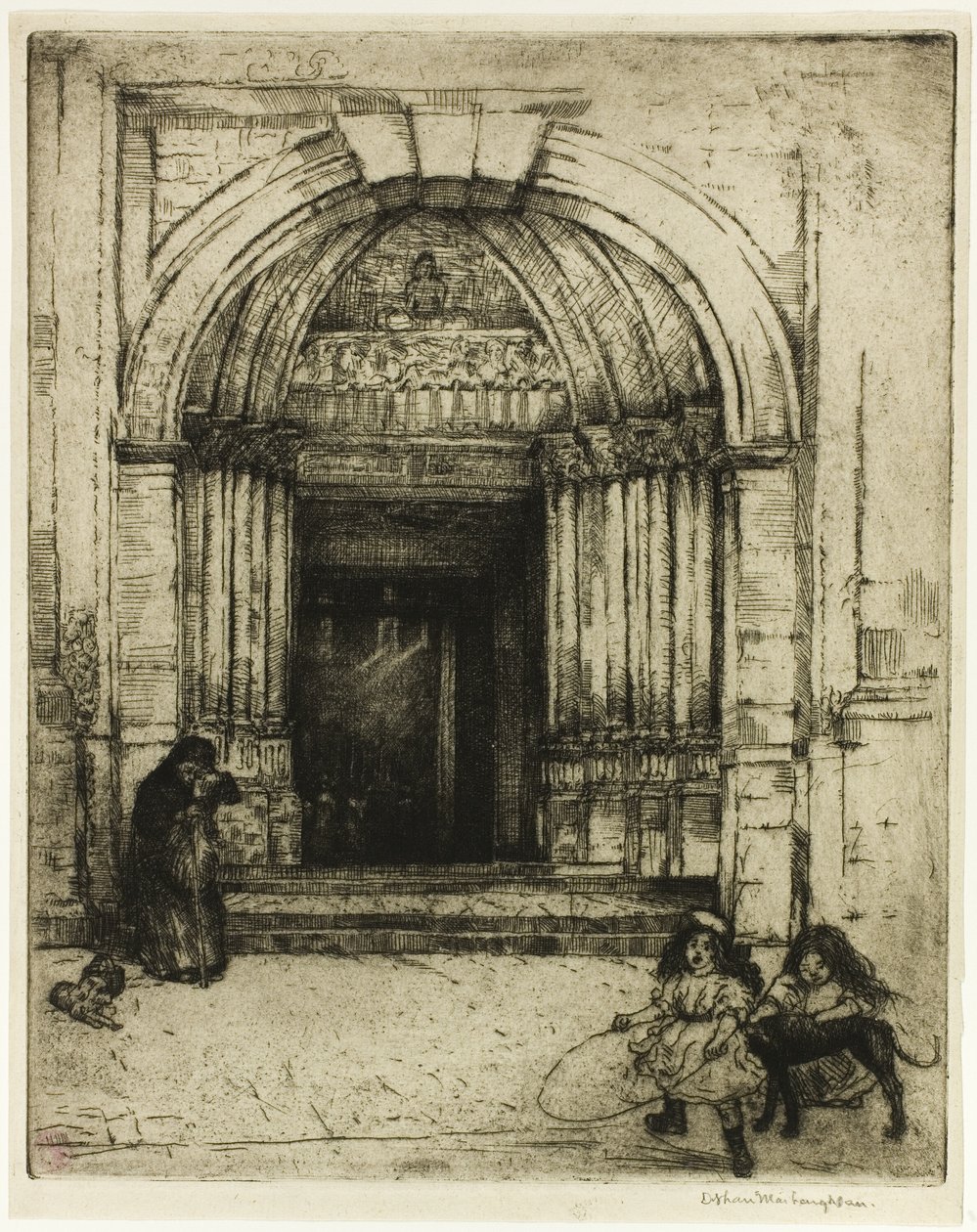 Portal St. Germain-des-Pres autorstwa Donald Shaw MacLaughlan