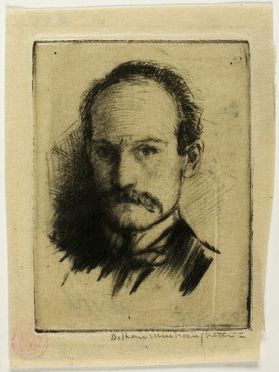 Portret artysty autorstwa Donald Shaw MacLaughlan