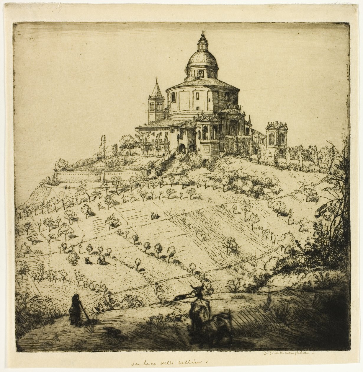 San Lucca dei Colli autorstwa Donald Shaw MacLaughlan