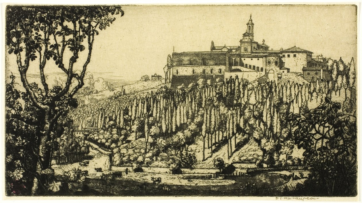 Certosa, Florencja autorstwa Donald Shaw MacLaughlan