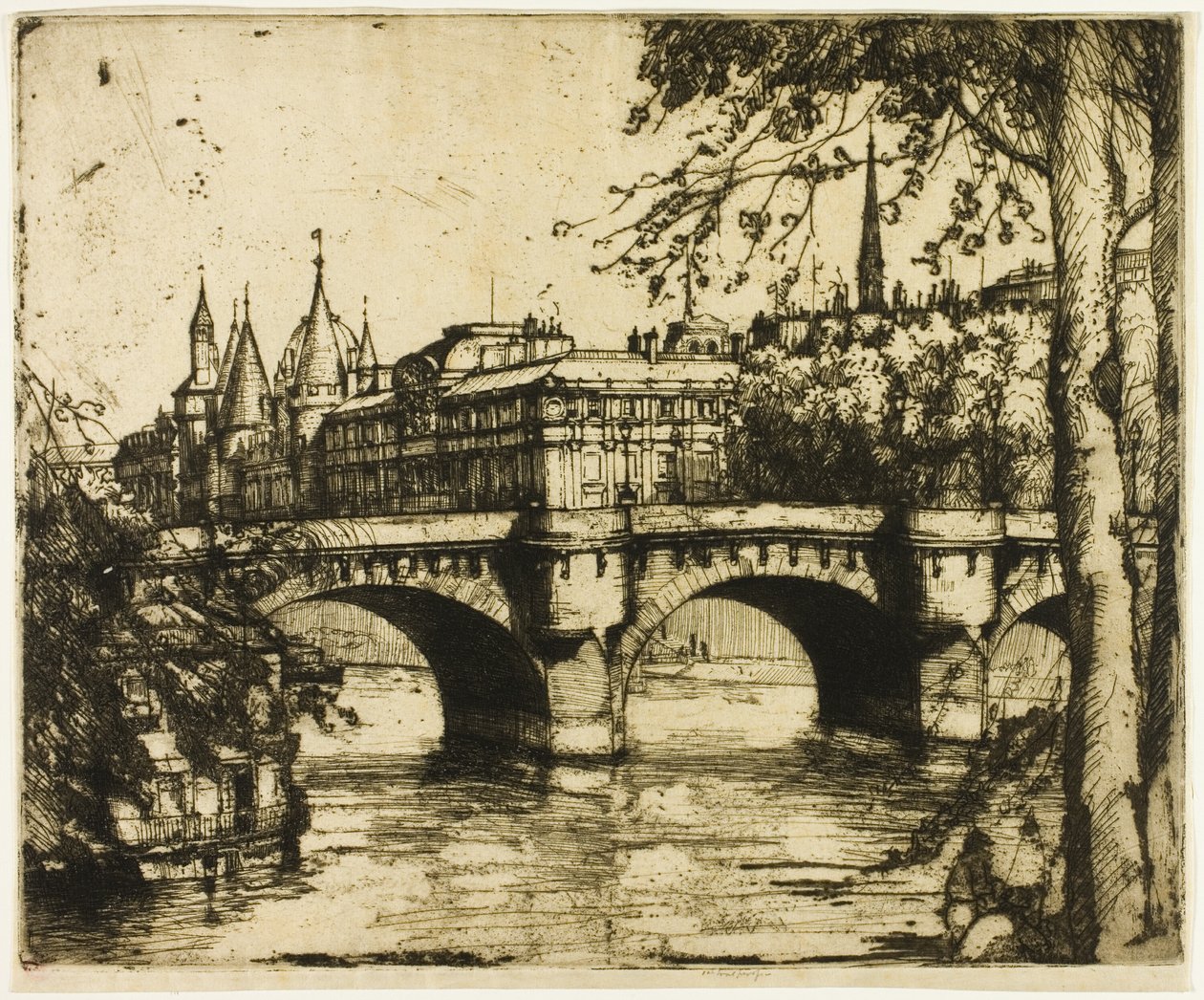 Conciergerie, Paryż autorstwa Donald Shaw MacLaughlan