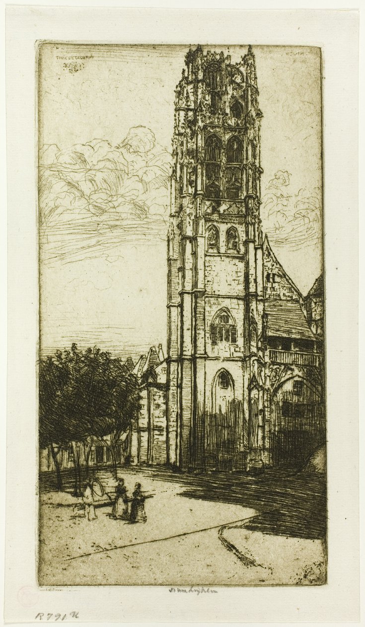 Wycieczka St. Laurent, Rouen autorstwa Donald Shaw MacLaughlan