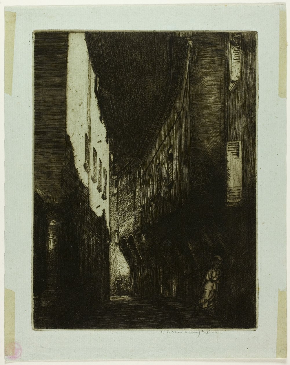 Via San Vitale, Bolonia autorstwa Donald Shaw MacLaughlan