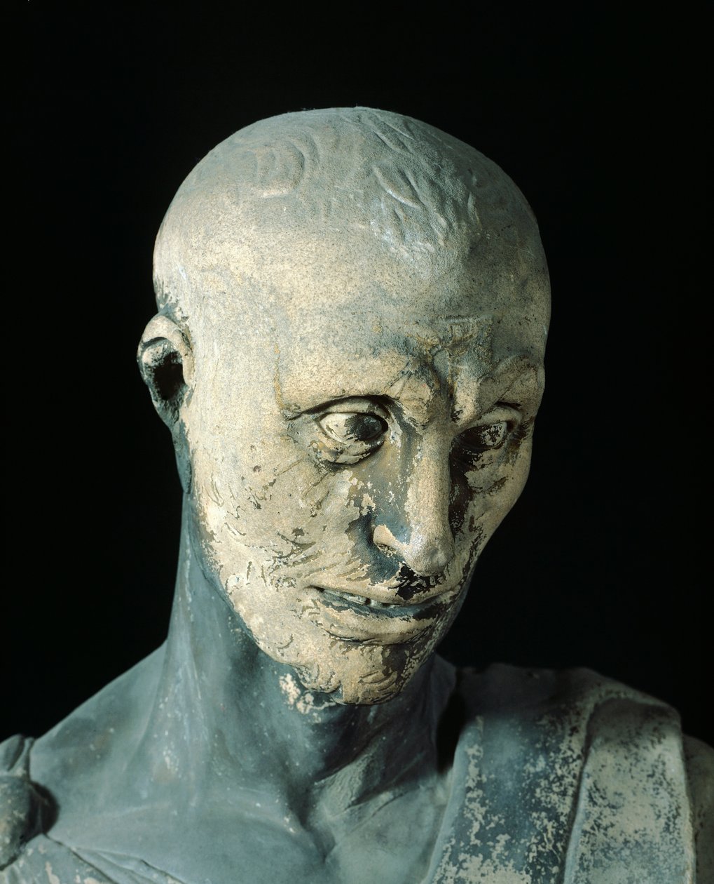 Донателлогийн Хабаккук (ойролцоогоор 1386-1466), гантиг хөшөө, дэлгэрэнгүйполи autorstwa Donatello