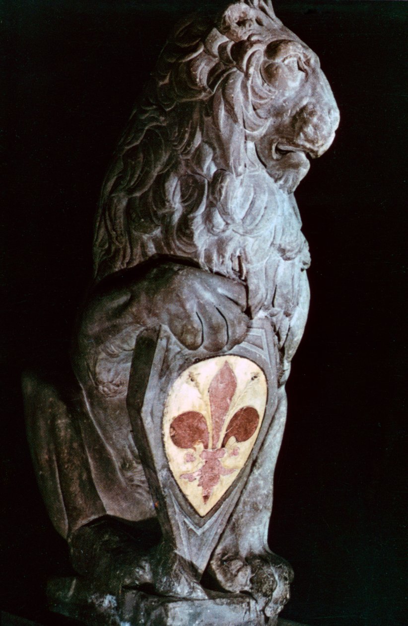 Lew heraldyczny, 1420 autorstwa Donatello