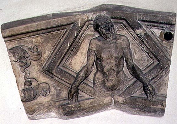 Martwy Chrystus (terakota) autorstwa Donatello