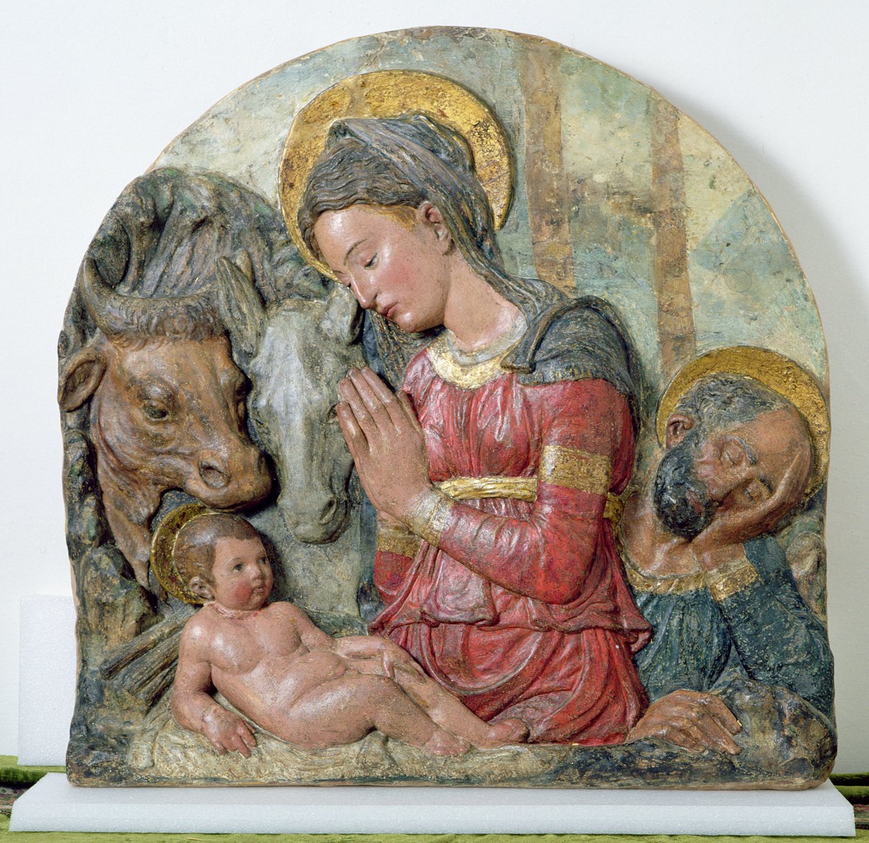 Narodzenia, ok.1460 autorstwa Donatello