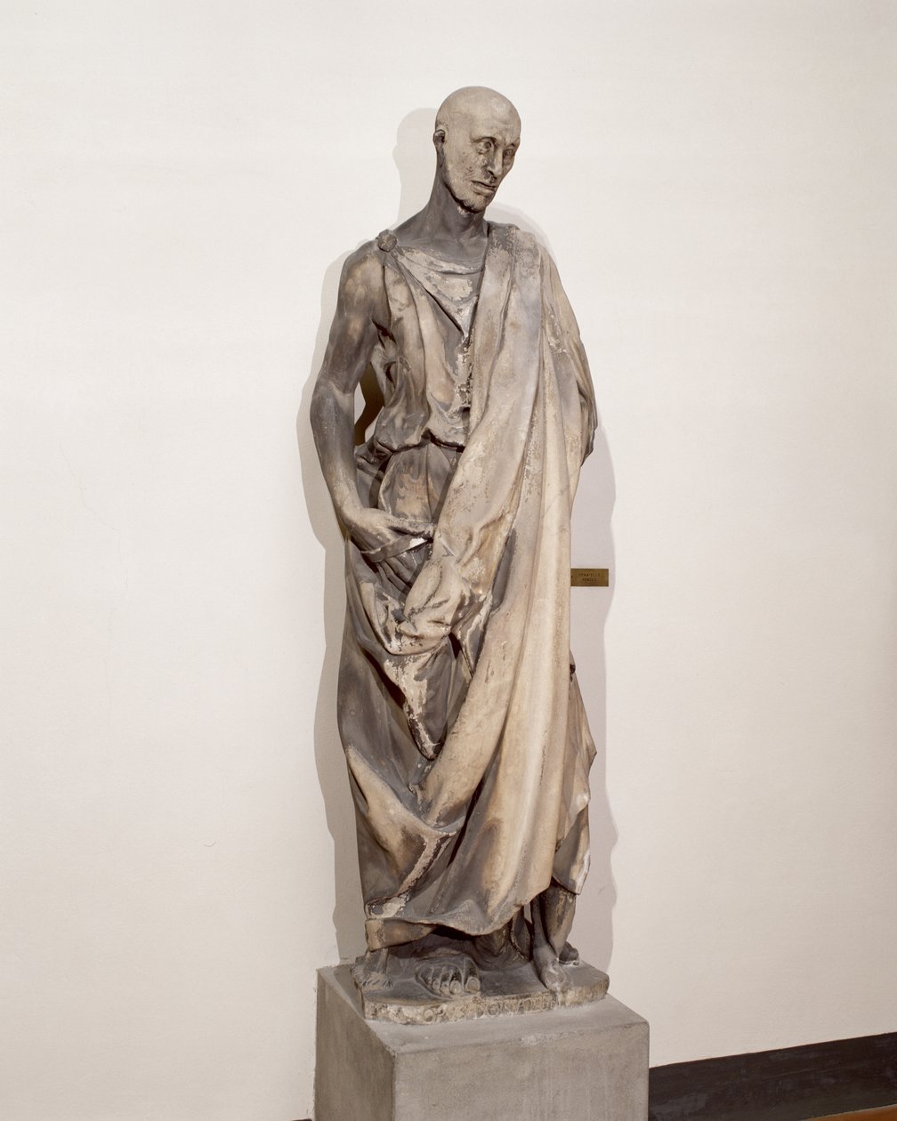 Prorok Habakuk (Lo Zuccone), ok. 1423-36 (marmur) autorstwa Donatello