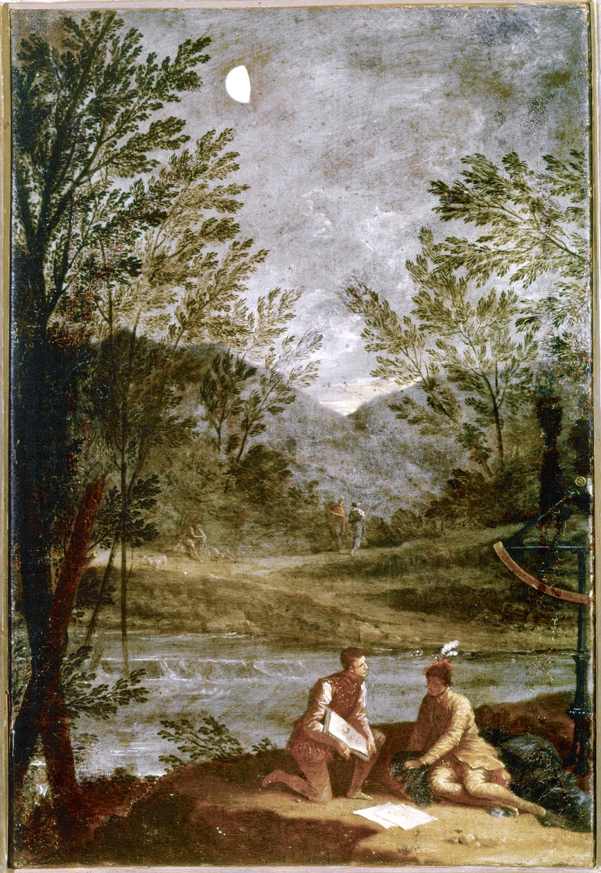 Obserwacje astronomiczne. 1711. (olej na płótnie) autorstwa Donato Creti
