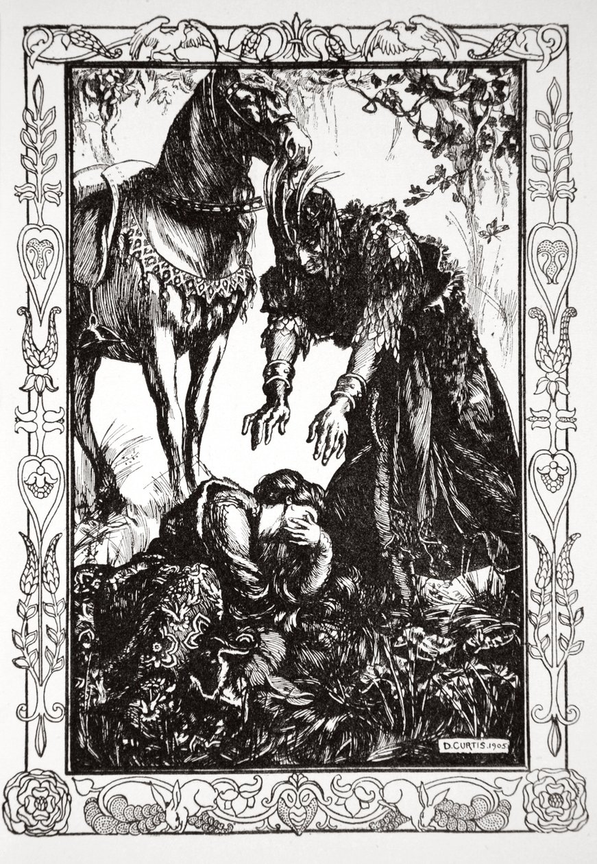 „Palamidy pojawiły się przed nią”, 1905. autorstwa Dora Curtis