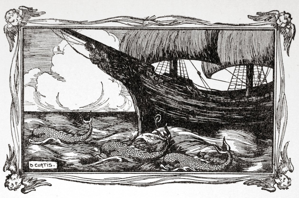 „Magiczny Eliksir”, 1905. autorstwa Dora Curtis