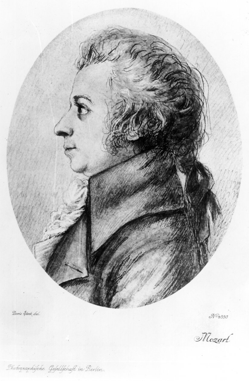 Wolfgang Amadeusz Mozart autorstwa Doris Stock