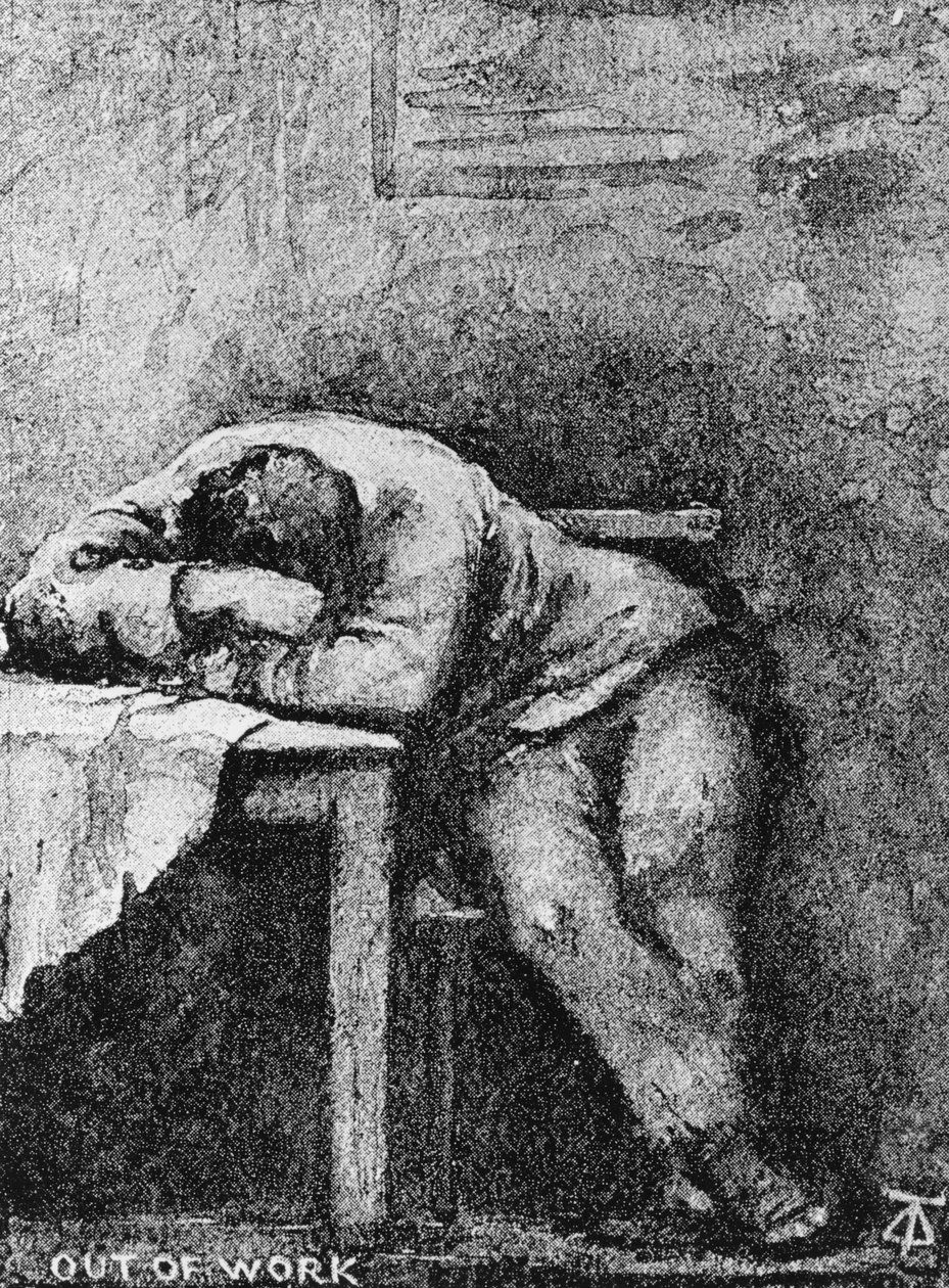 Bez pracy, 1890 autorstwa Dorothy Stanley