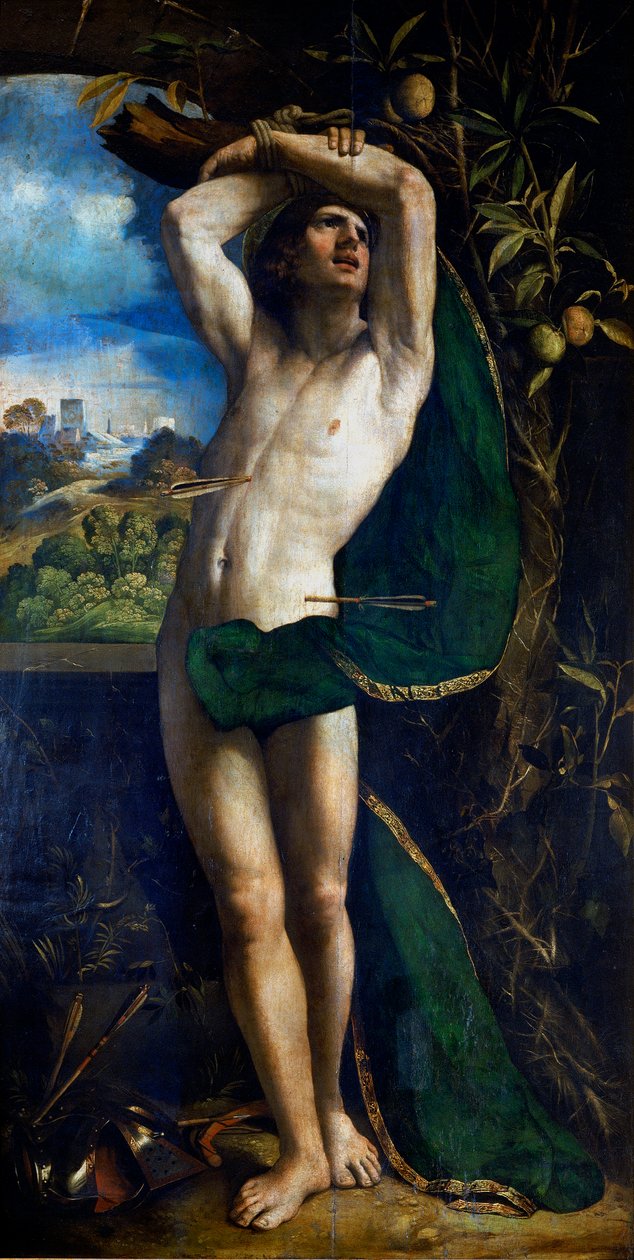 Św. Sebastian autorstwa Dosso Dossi