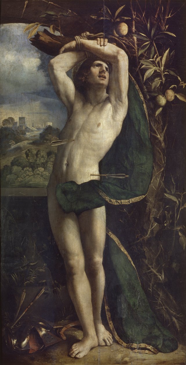 Św. Sebastian autorstwa Dosso Dossi