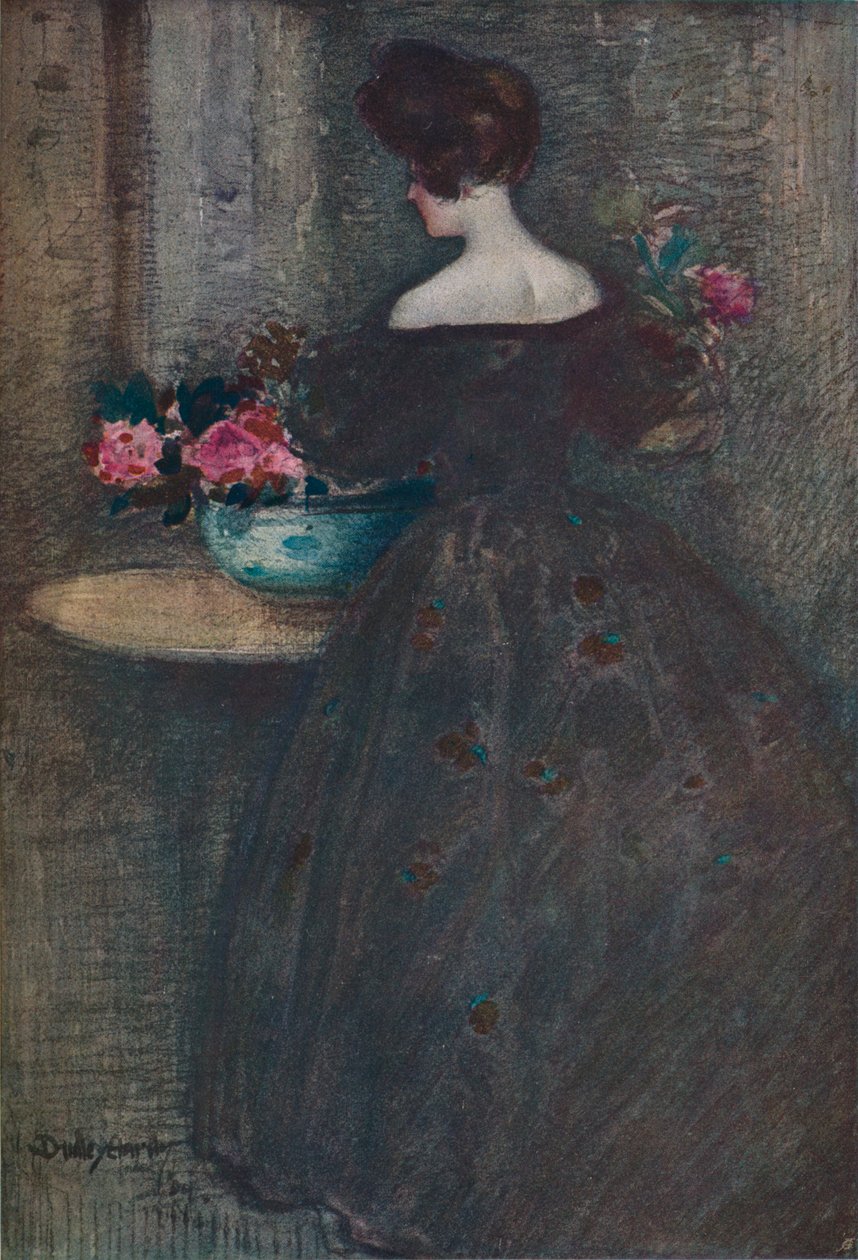 Piwonie, 1887-1906, 1906. autorstwa Dudley Hardy