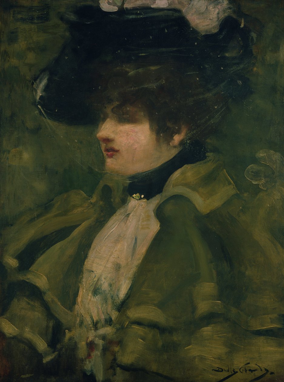 Portret Sary Bernhardt autorstwa Dudley Hardy