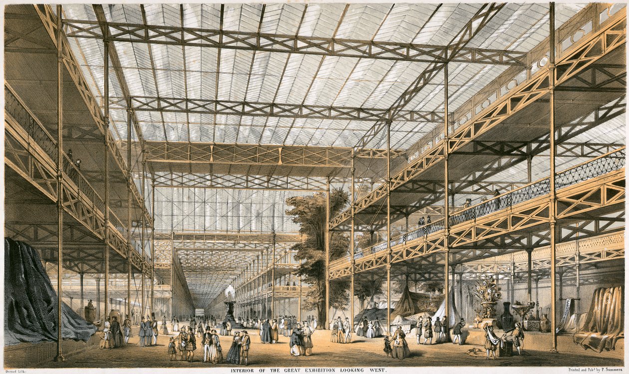 Wielka Wystawa, Crystal Palace, Hyde Park, Londyn, 1851 autorstwa Durond