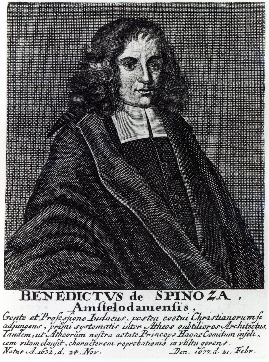 Baruch de Spinoza autorstwa Dutch School