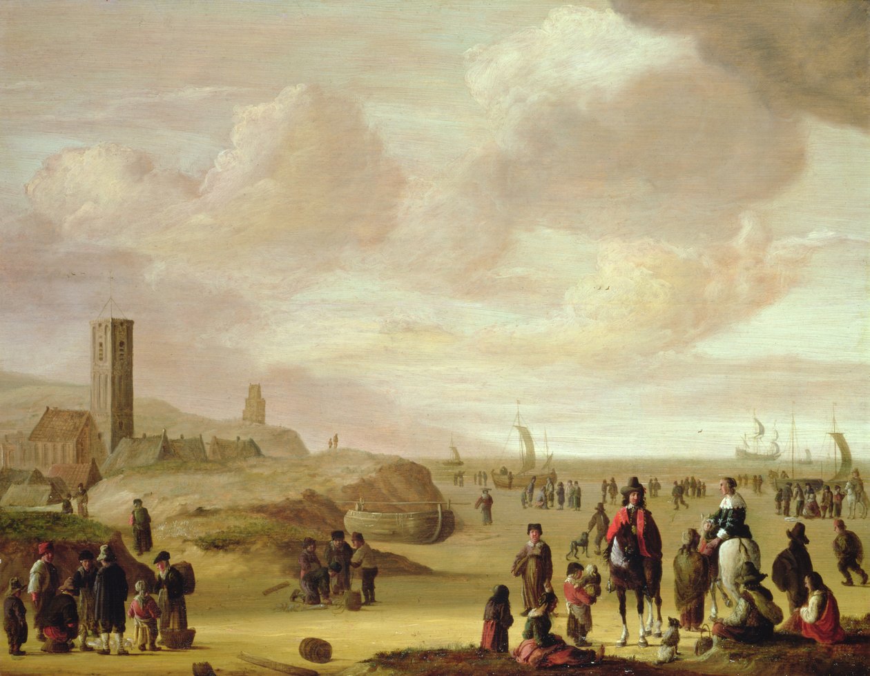 Holenderska scena przybrzeżna autorstwa Dutch School