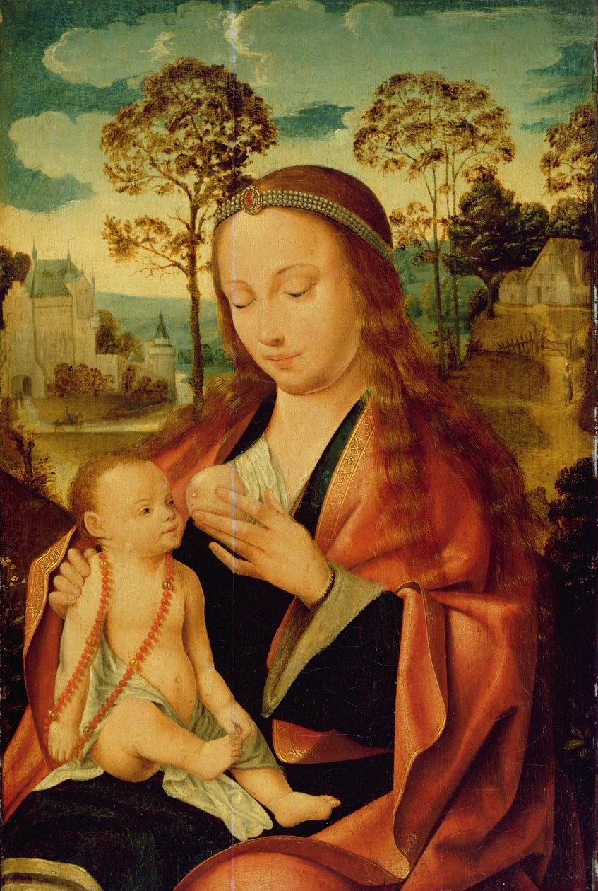 Maryja z Dzieciątkiem Jezus, początek XVI w. autorstwa Dutch School
