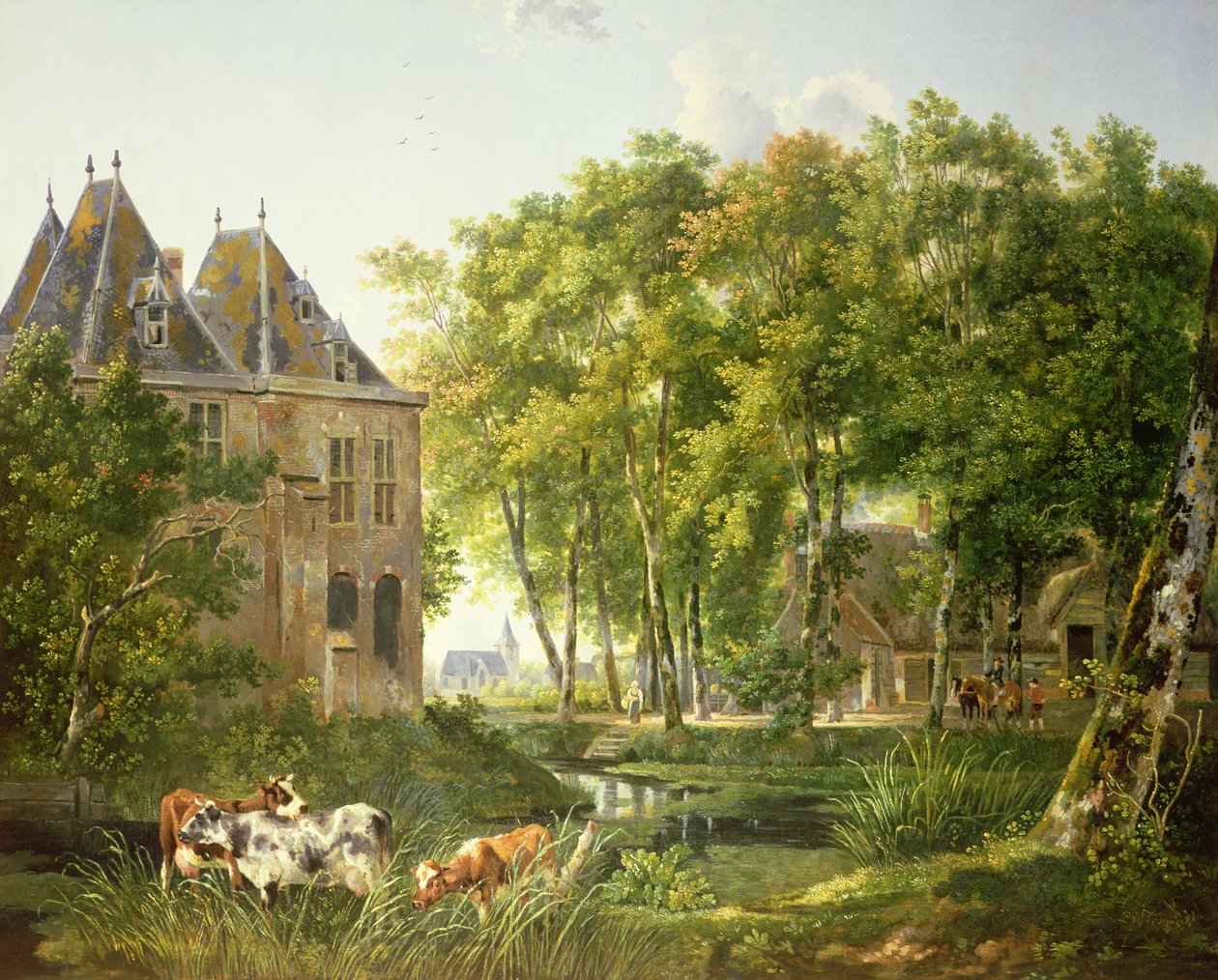 Staw Wiejski autorstwa Dutch School