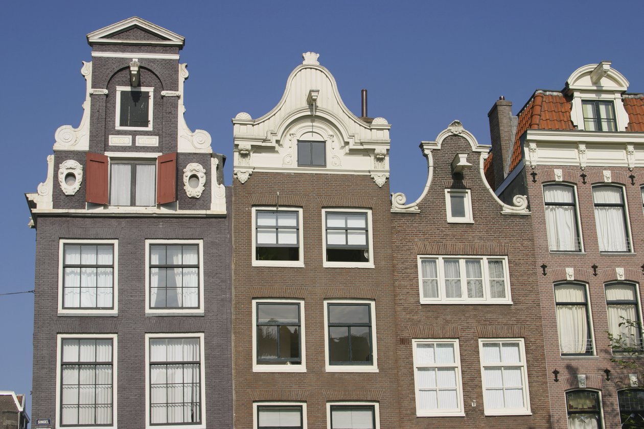 domy dwuspadowe, autorstwa Dutch School