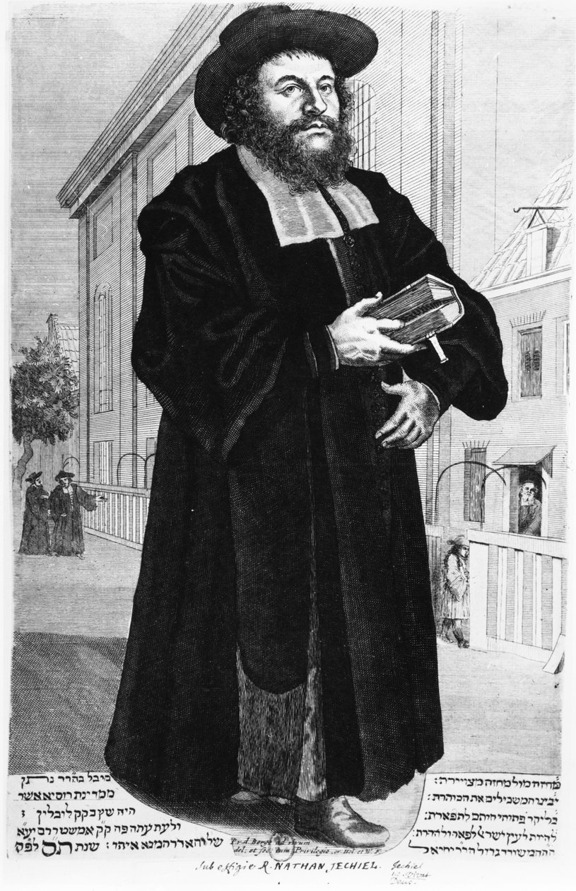 Nathan ben Jehiel autorstwa Dutch School