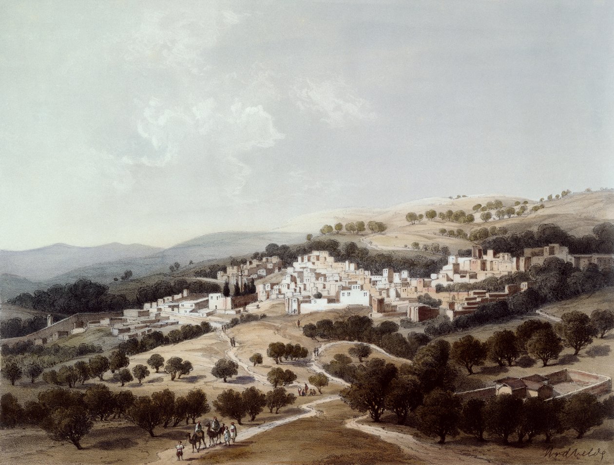 Nazaret, grawerowane przez Terry autorstwa Dutch School