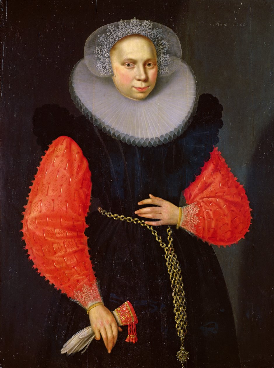 Portret kobiety, 1600 autorstwa Dutch School