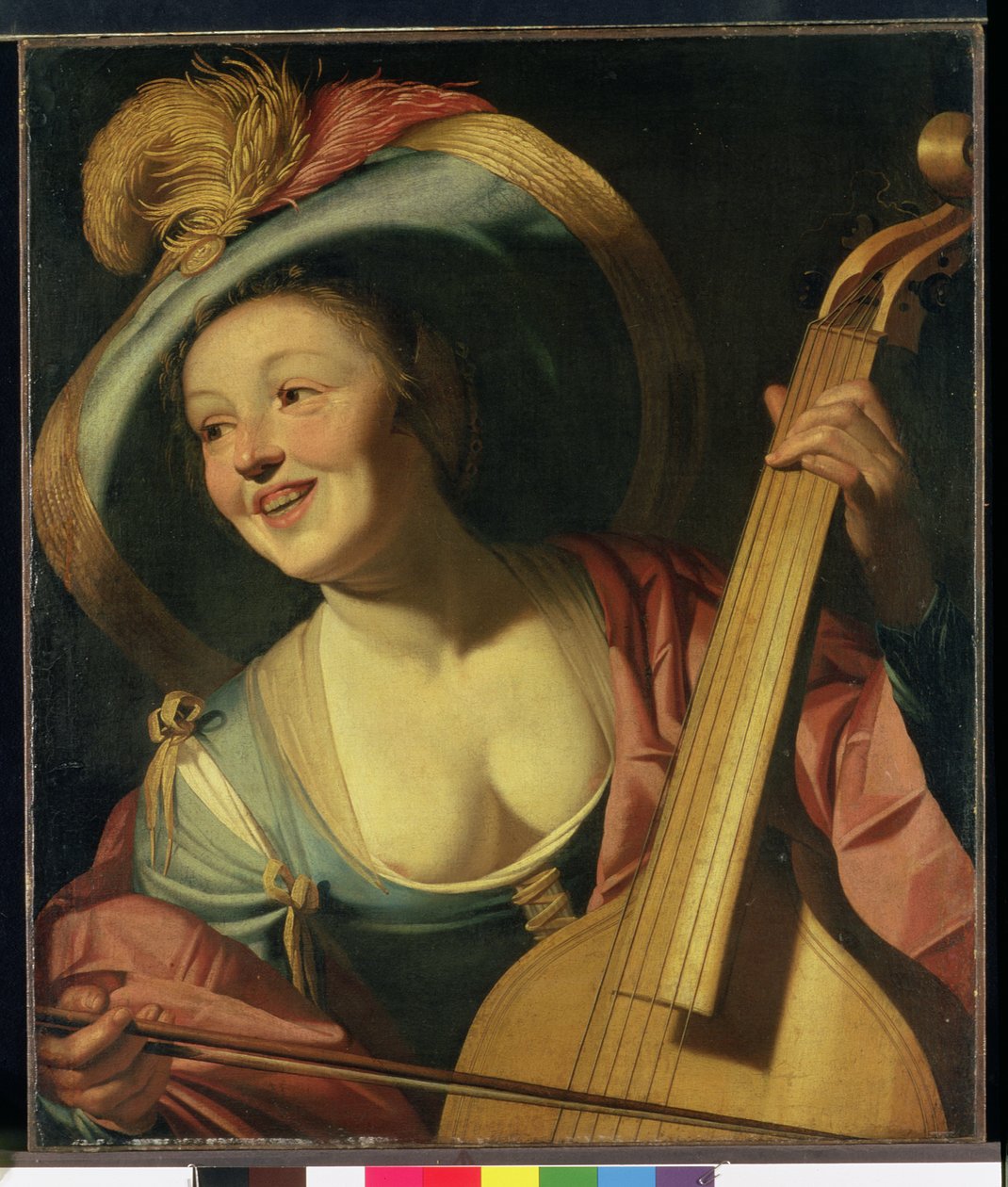 Odtwarzacz Viola da Gamba autorstwa Dutch School