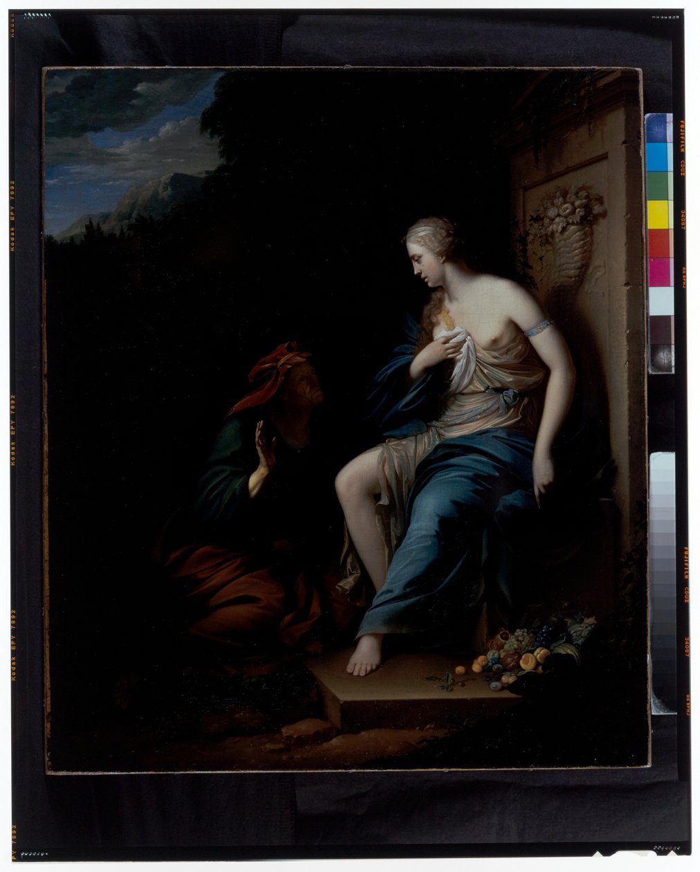 Vertumnus i Pomona autorstwa Dutch School