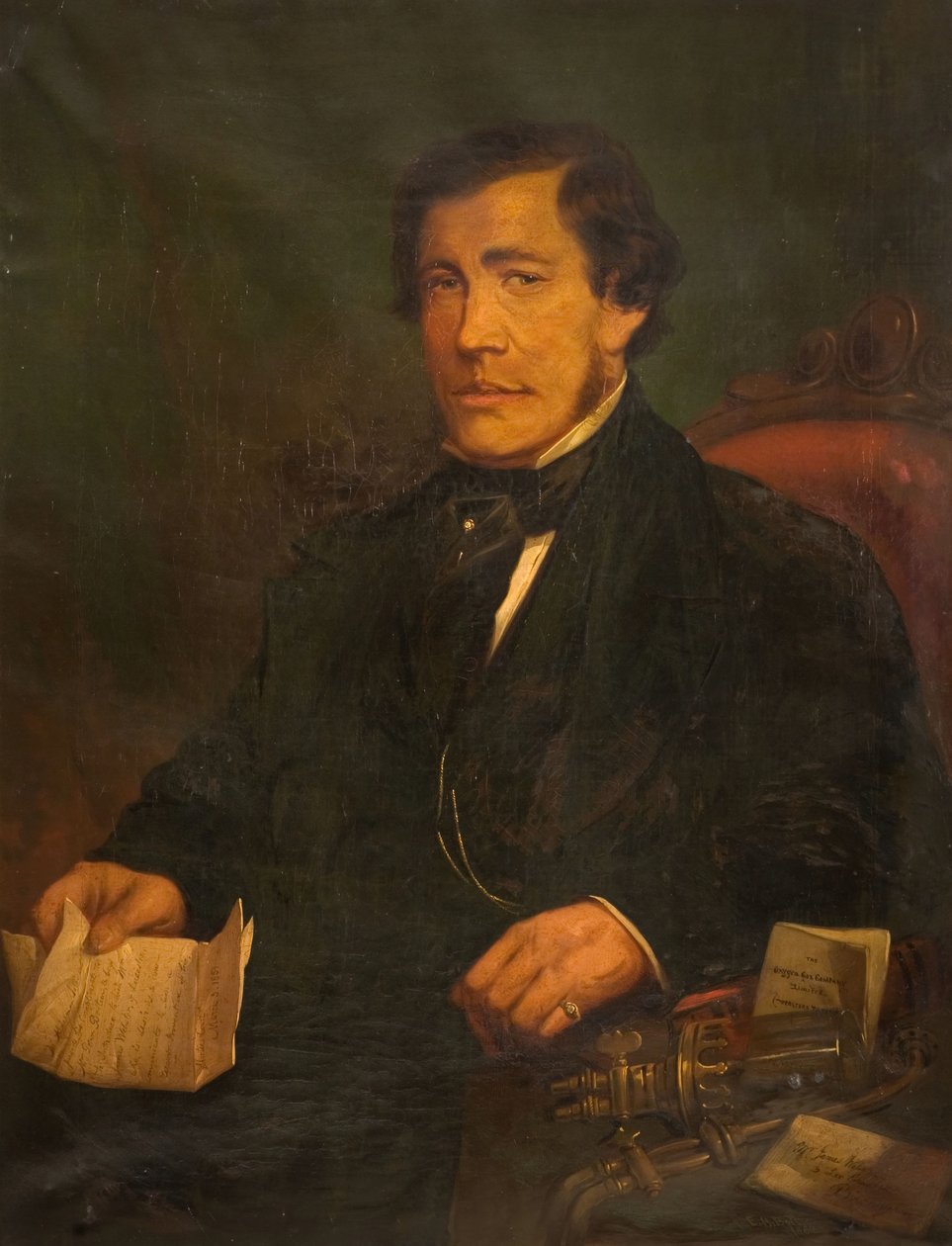 Portret Jamesa Ferna Webstera, 1862. autorstwa EH Bolt