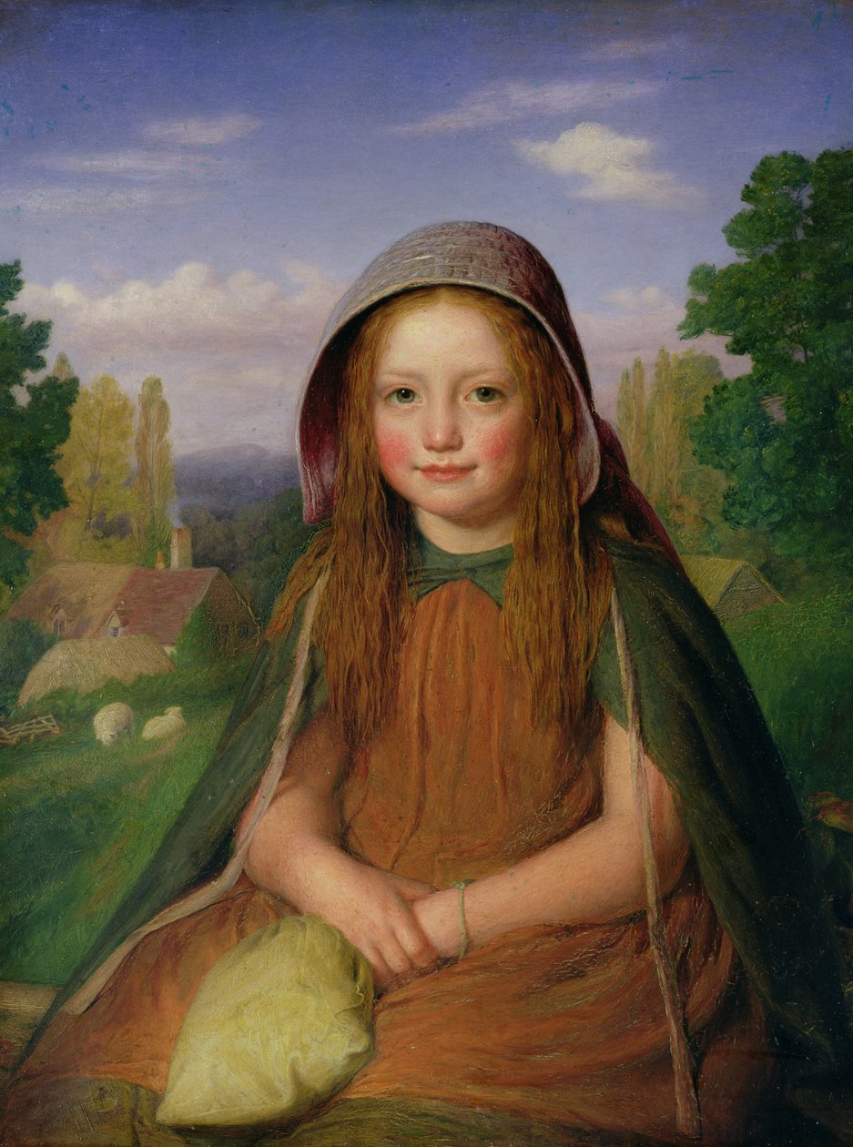 Dziewczyna, 1861 autorstwa E.T. Davies